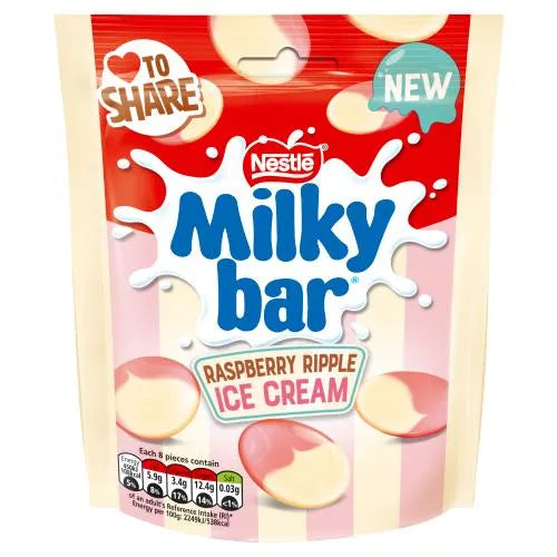 Milkybar Raspberry Ripple Ice Cream 86g