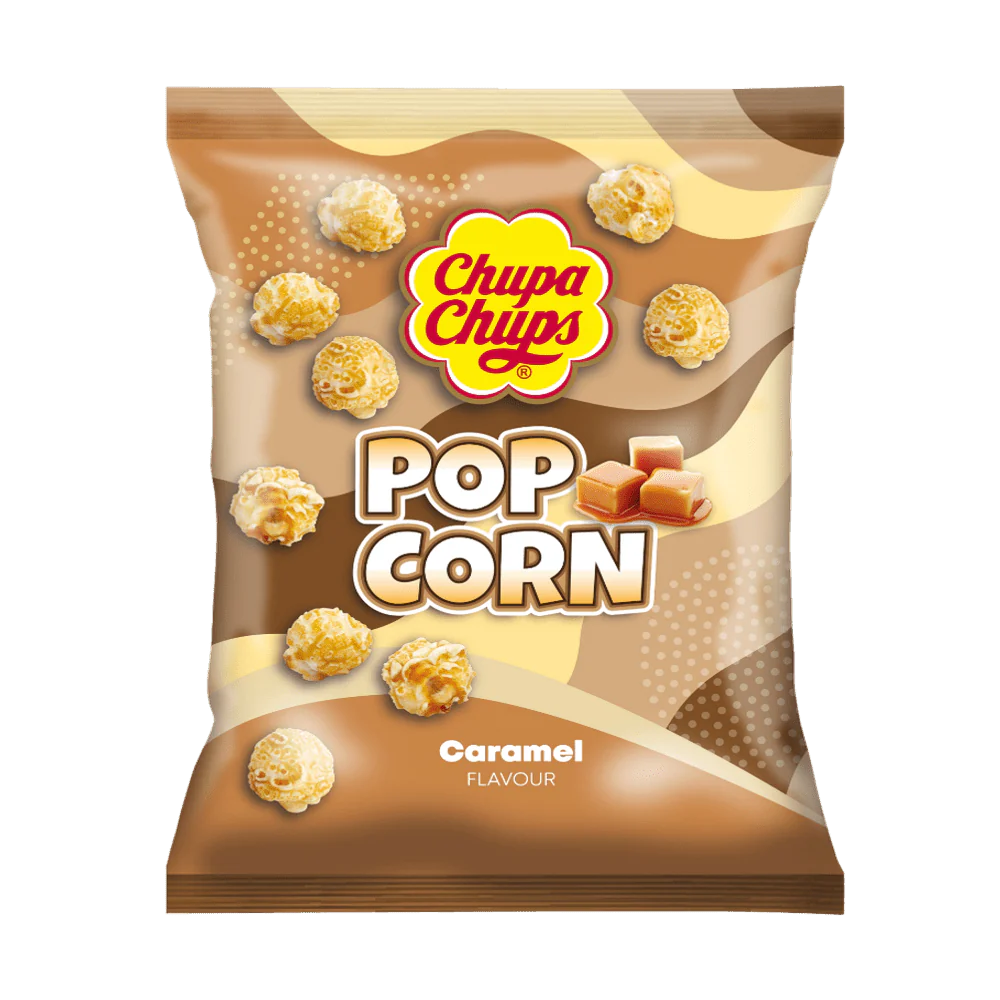 Chupa Chups Popcorn Caramel – 110 g