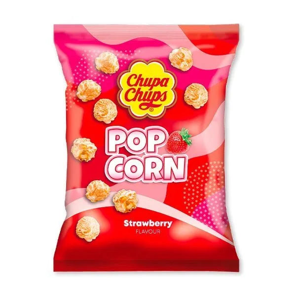 Chupa Chups Popcorn Strawberry 110 g